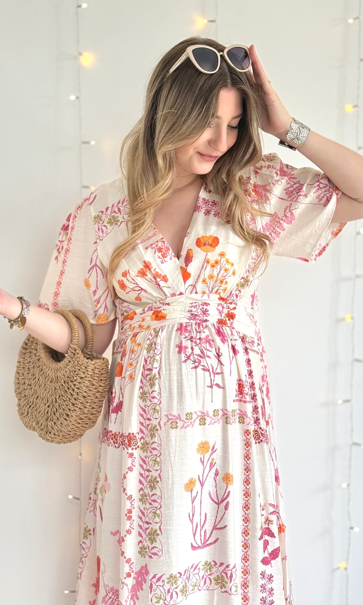 Robe en viscose AGRUMES