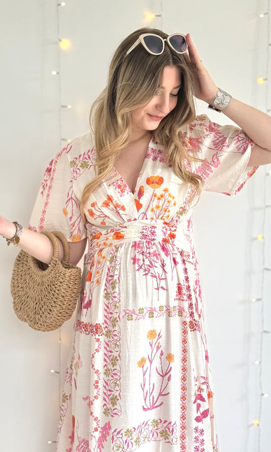 Robe en viscose AGRUMES
