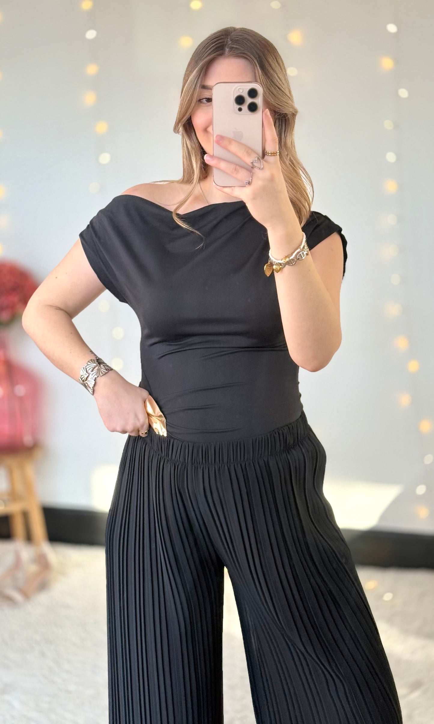 Pantalon plissé (36-50/52) MARIA 🇮🇹