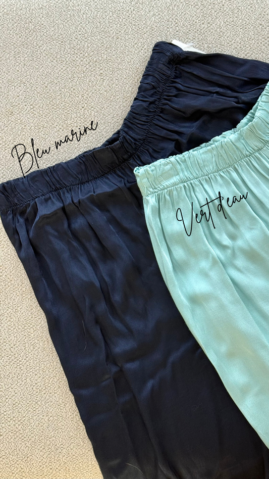 Pantalon satiné CONSTANCE 🇮🇹