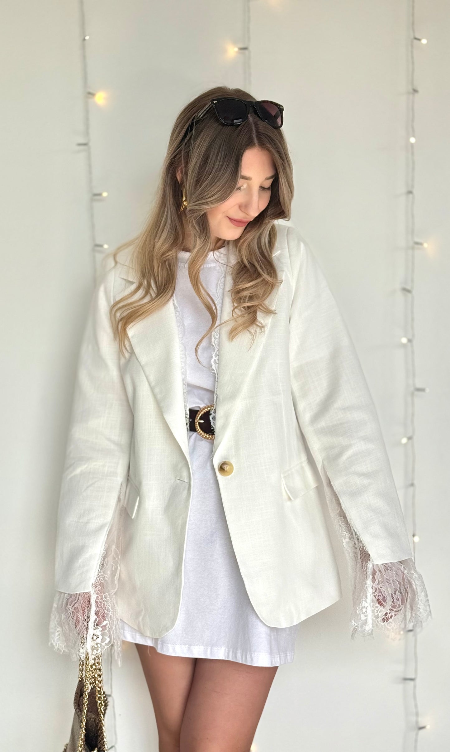 Blazer en dentelle CRYSTAL