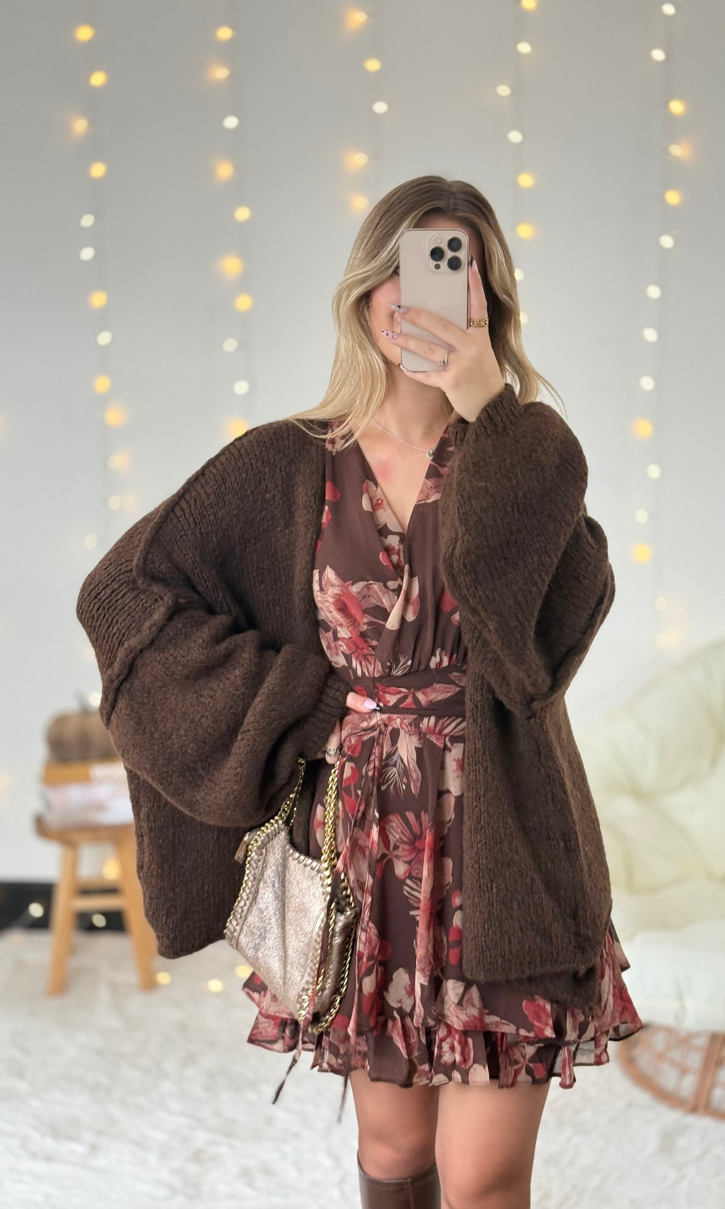 Gilet chocolat ABBY 🇮🇹