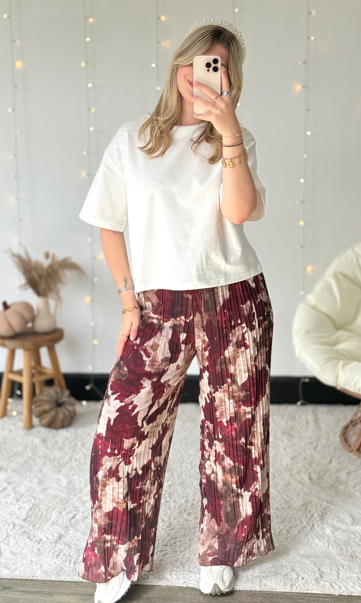Pantalon plissé BLOOMING (34-48) 🇮🇹