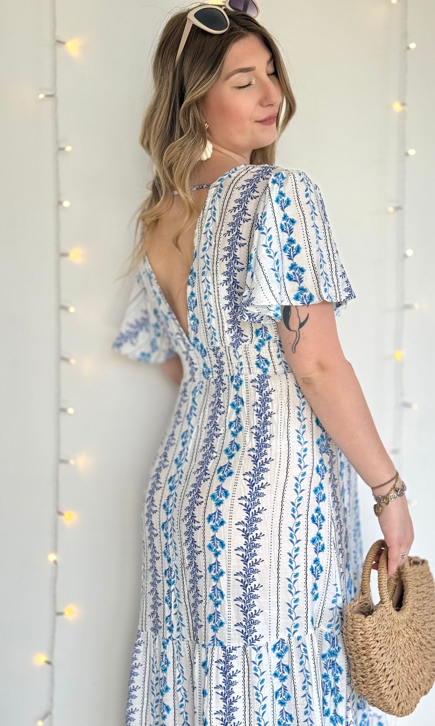 Robe en viscose SPLIT