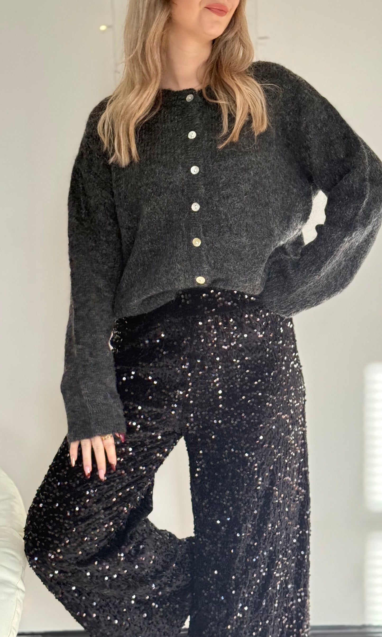 Pantalon velours à sequins STAR 🇮🇹