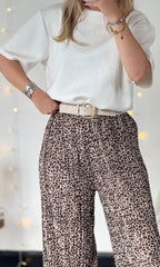Pantalon plissé LATTE (34-48) 🇮🇹