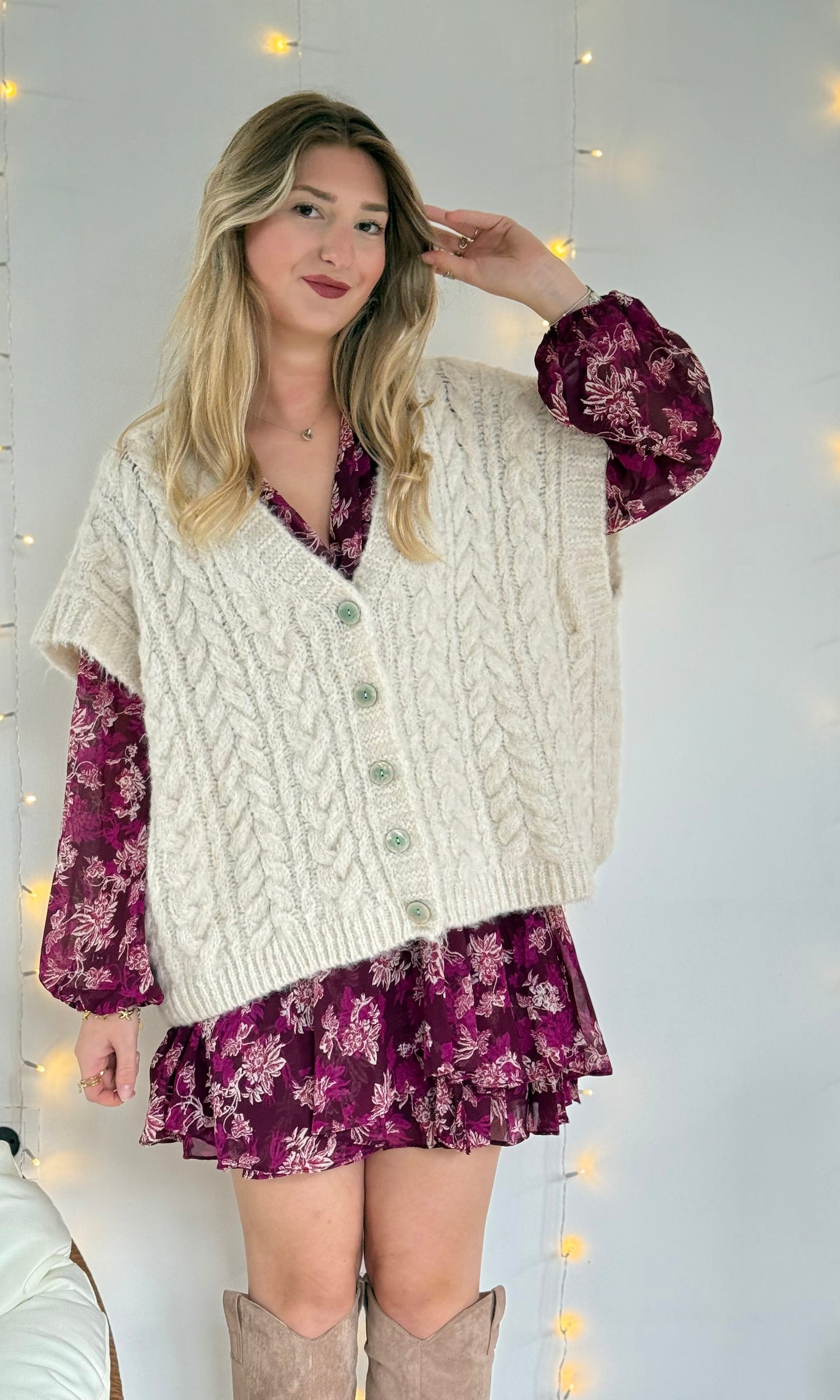 Pull sans manches JENNA 🇮🇹 (expédition vers le 12)