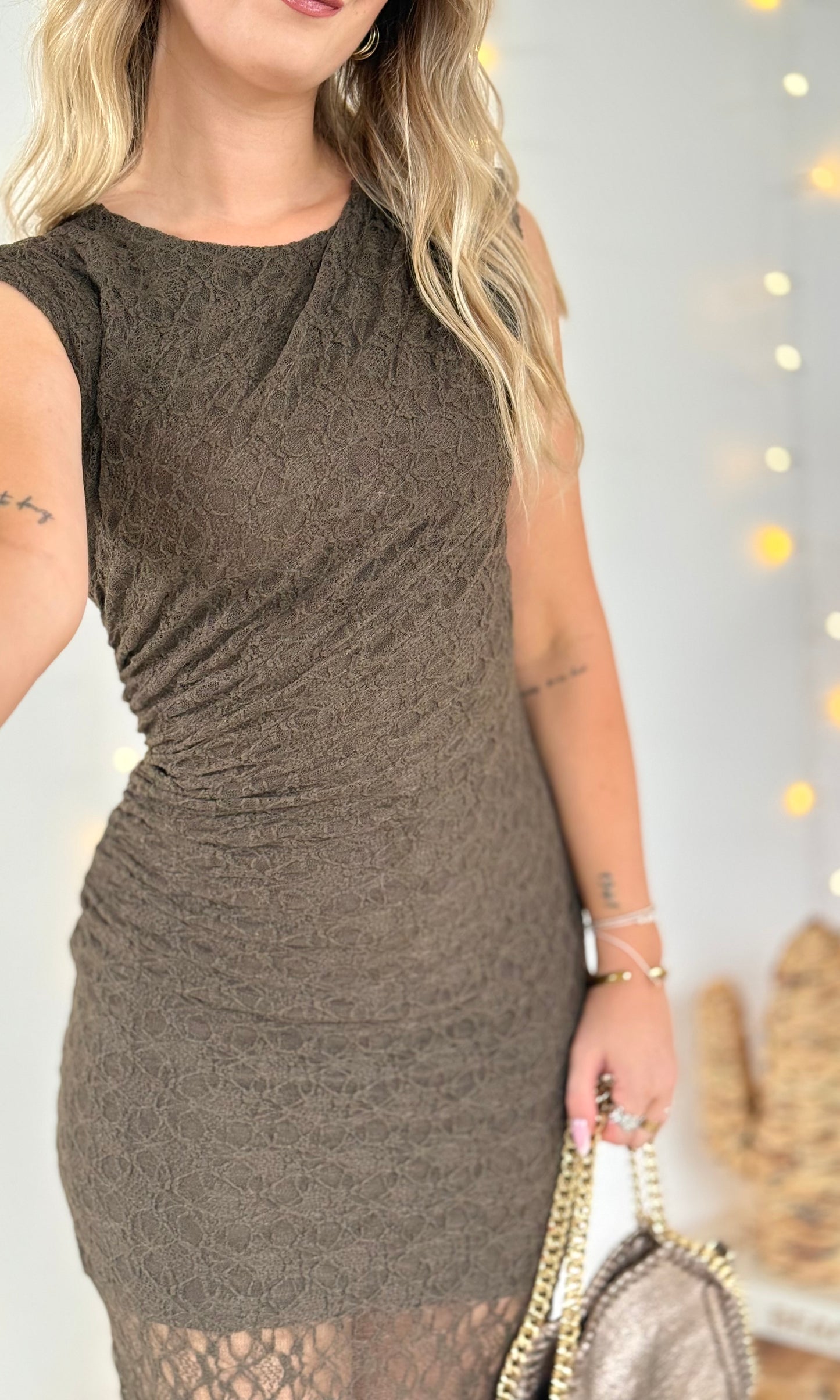 Robe en dentelle FALLON