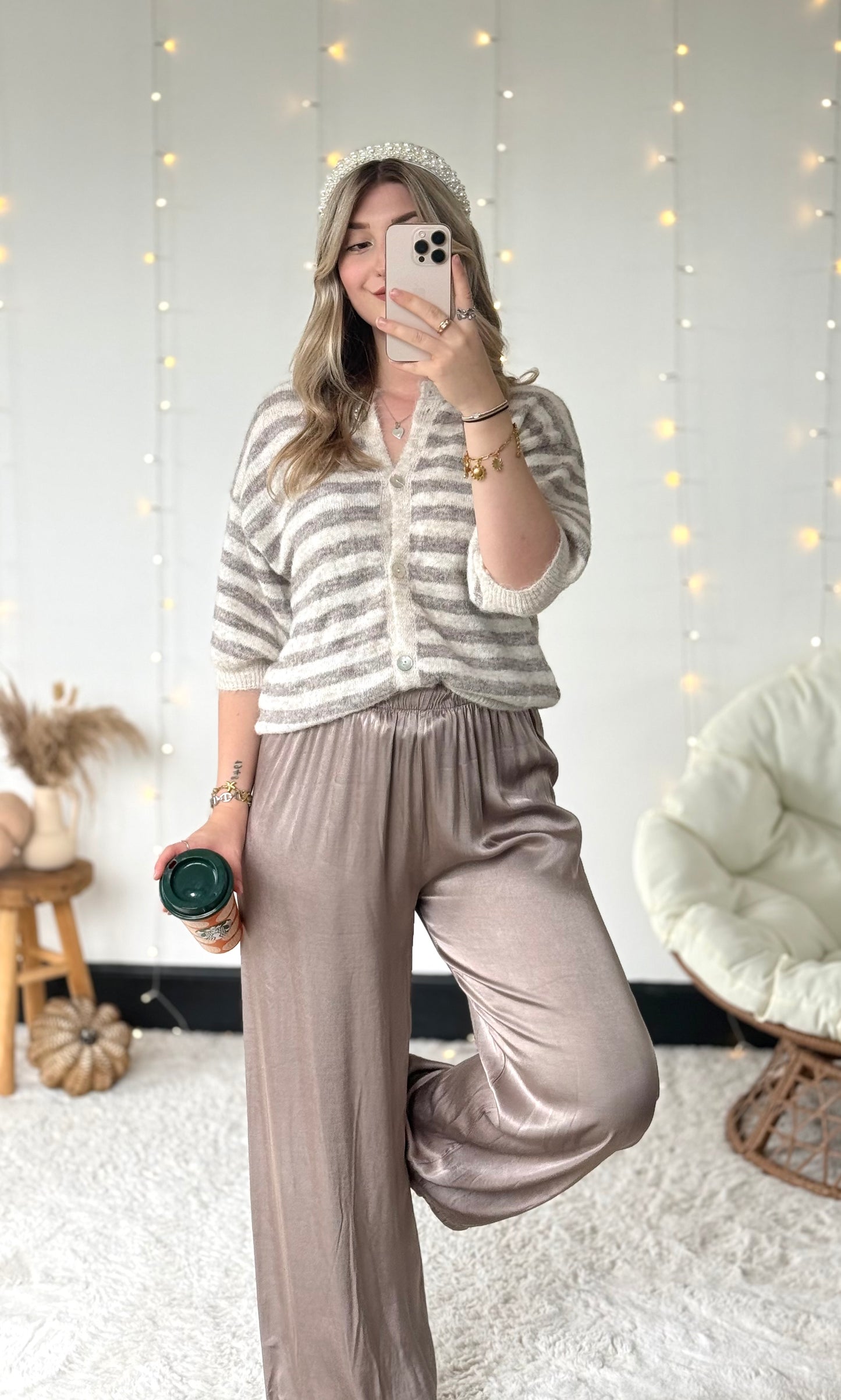 Pantalon satiné CONSTANCE 🇮🇹