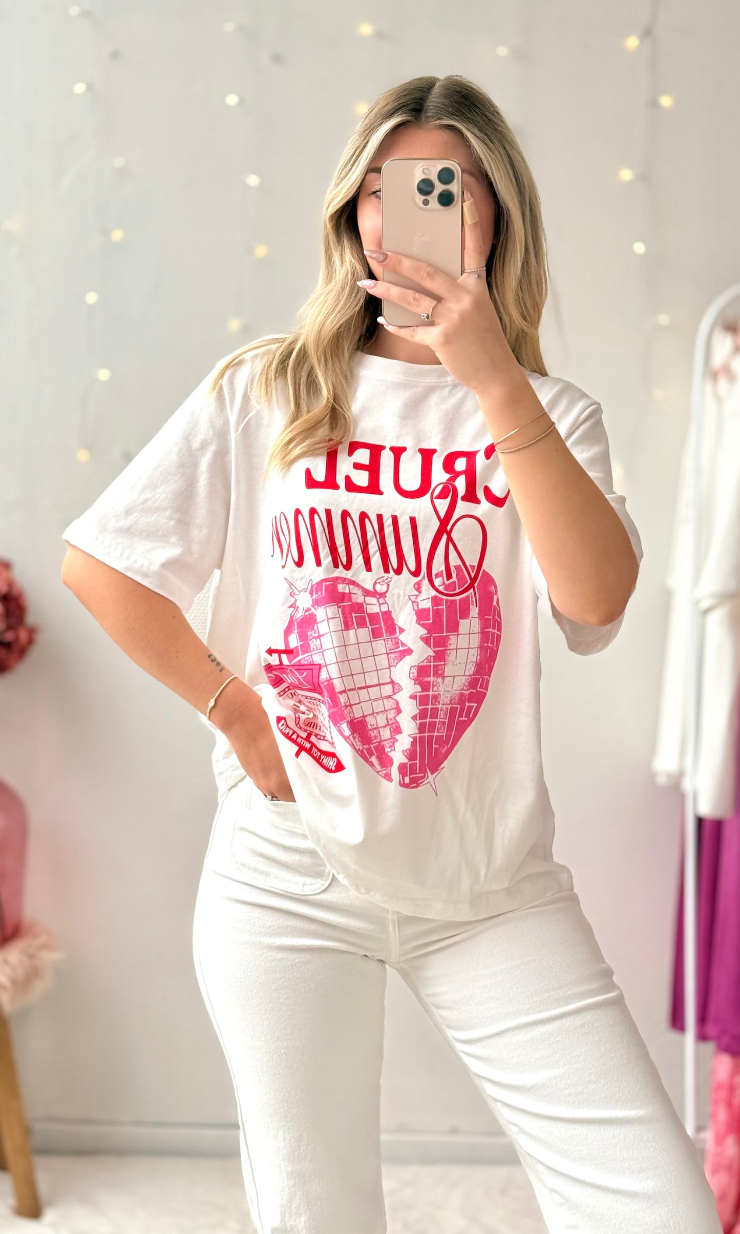 Tshirt blanc CRUEL SUMMER 🇮🇹