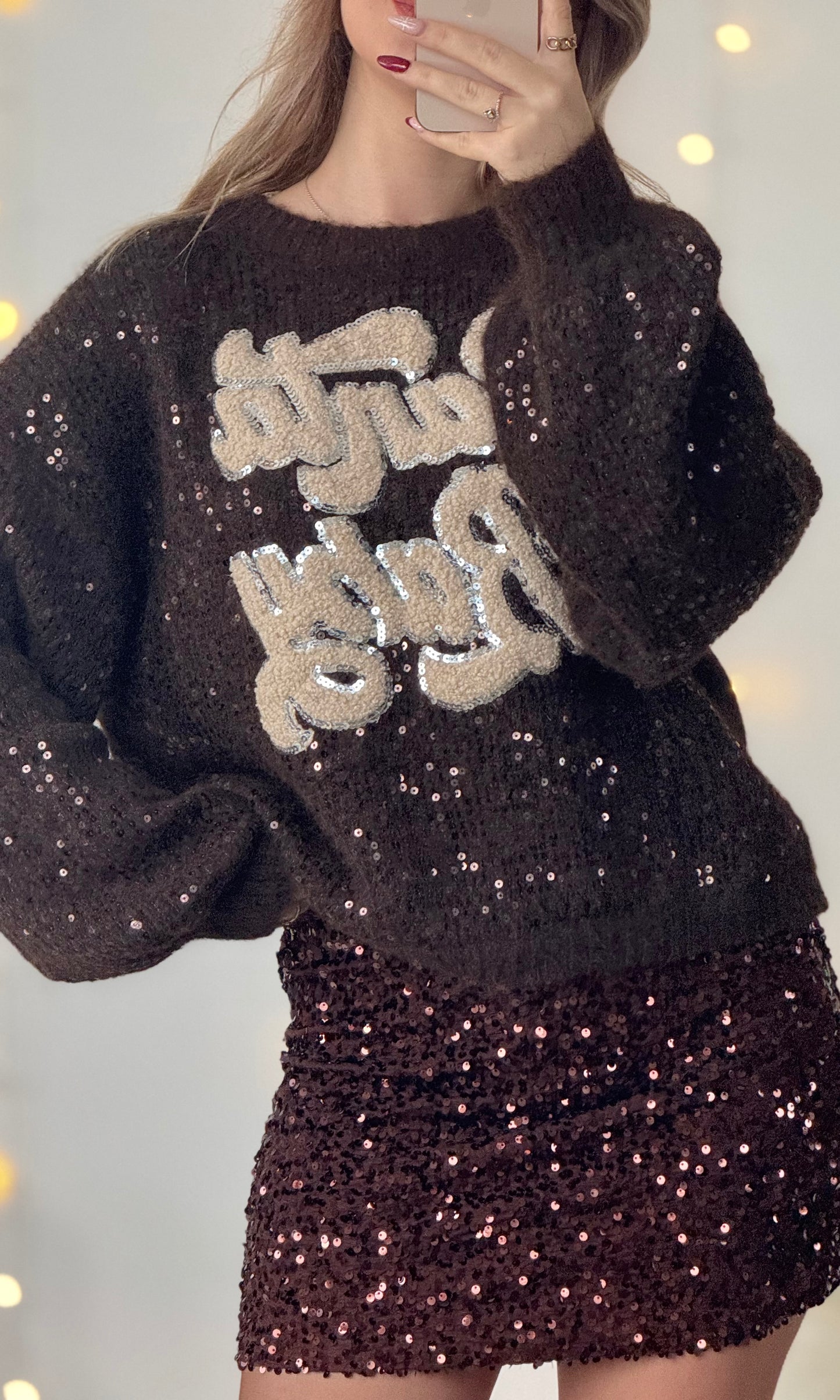 Pull chocolat SANTA BABY