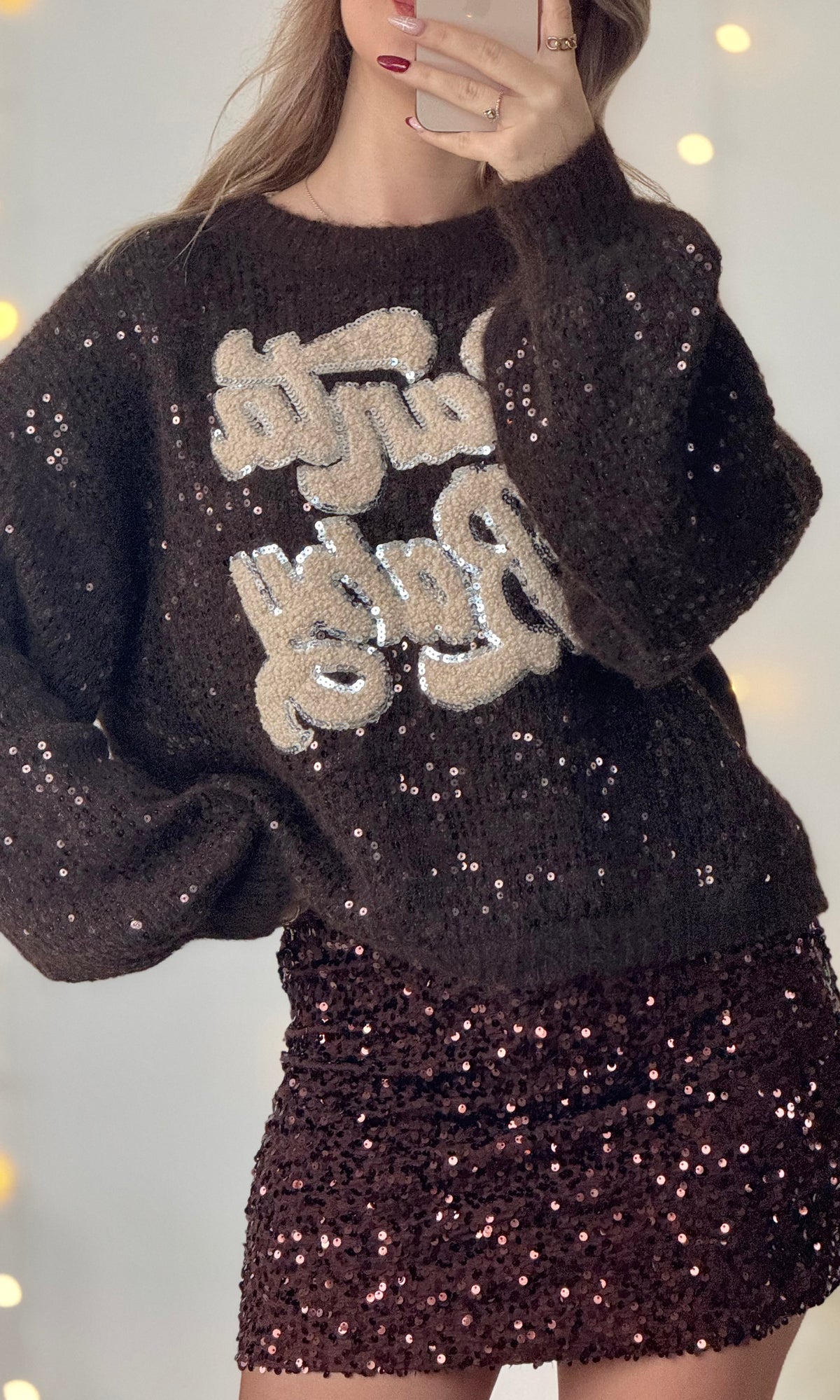 Pull chocolat SANTA BABY