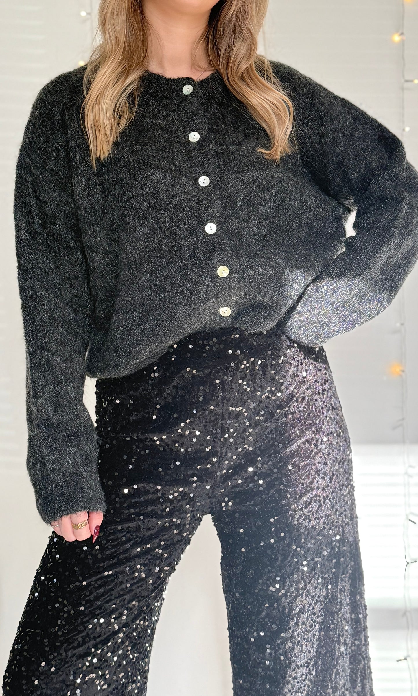 Pantalon velours à sequins STAR 🇮🇹