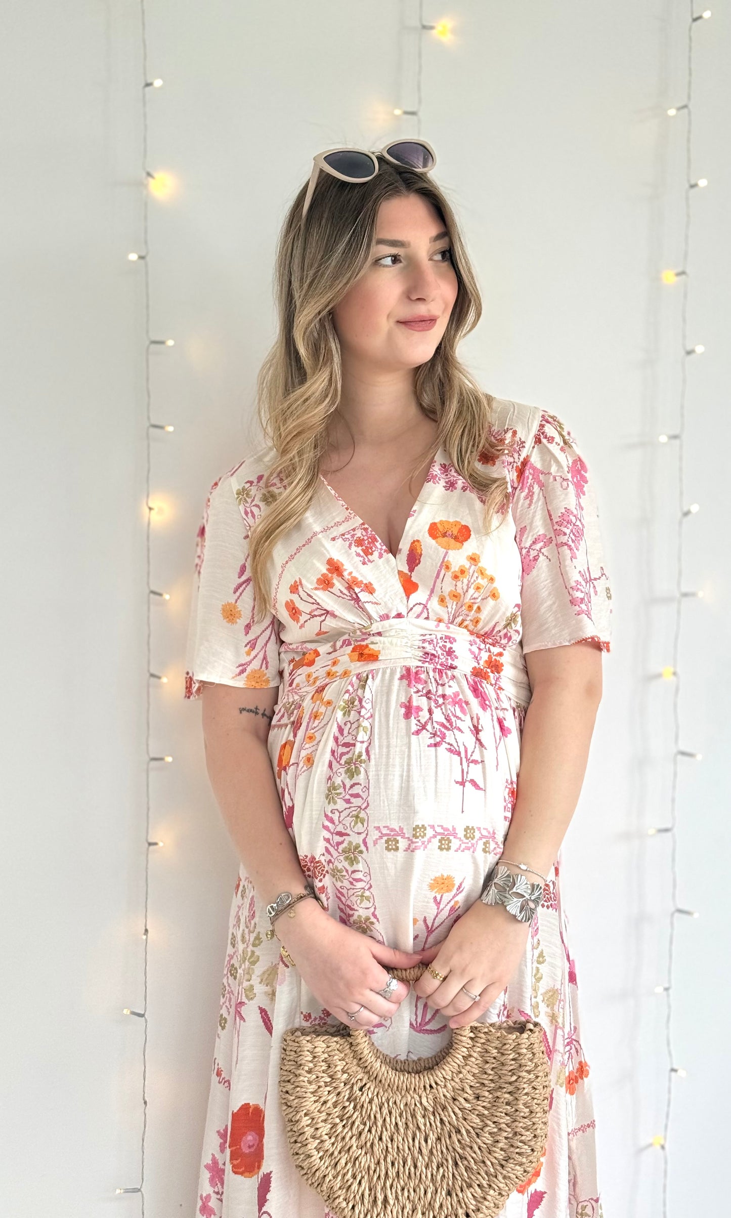 Robe en viscose AGRUMES