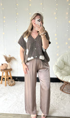 Pantalon satiné CONSTANCE 🇮🇹