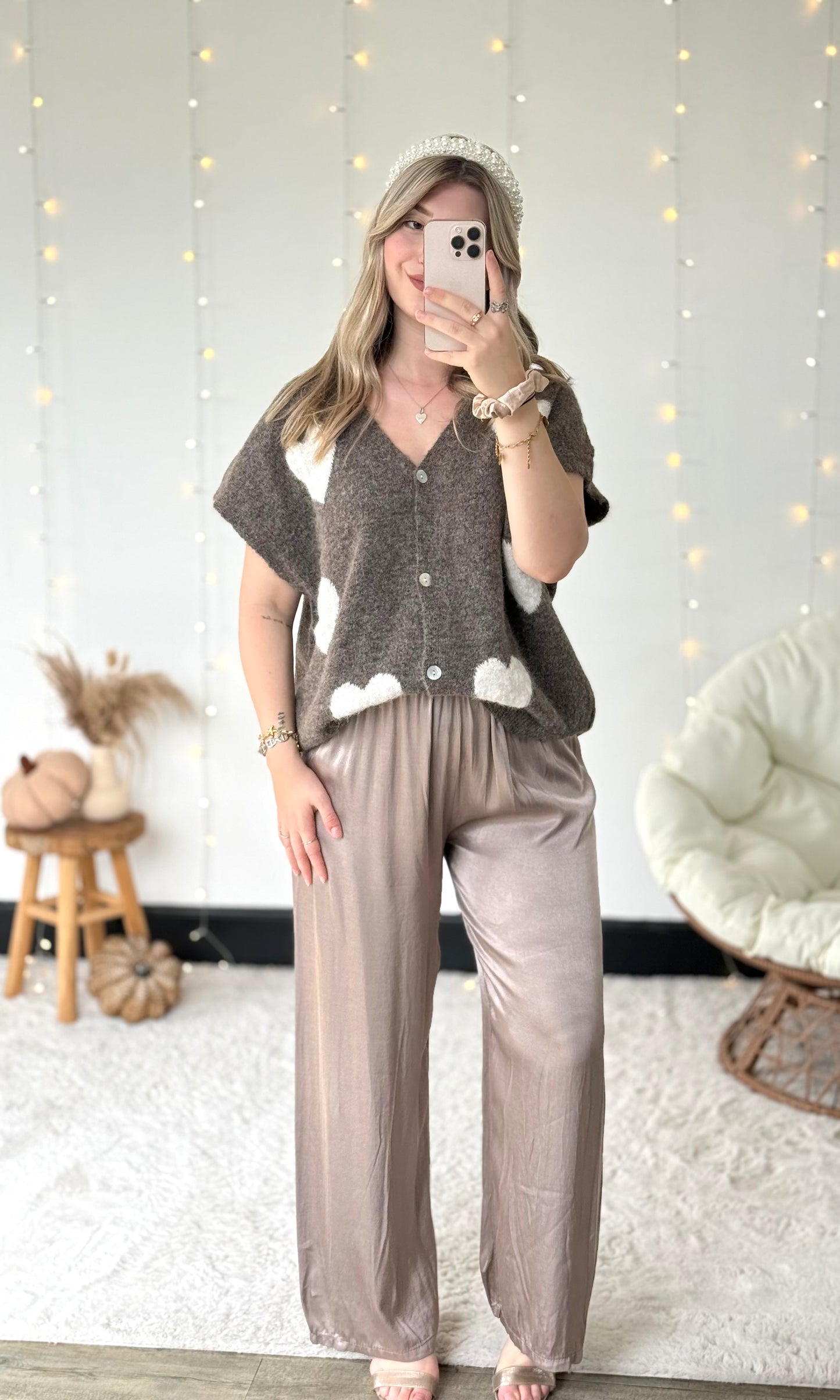 Pantalon satiné CONSTANCE 🇮🇹