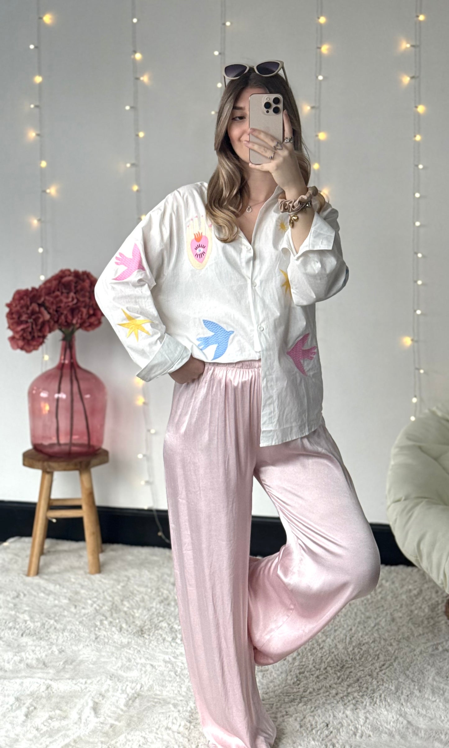 Pantalon satiné CONSTANCE 🇮🇹