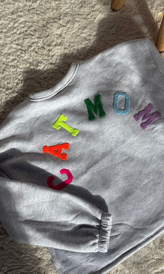 Sweat molletonné CATMOM 🇮🇹