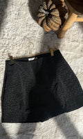 Jupe short léopard NALA noire