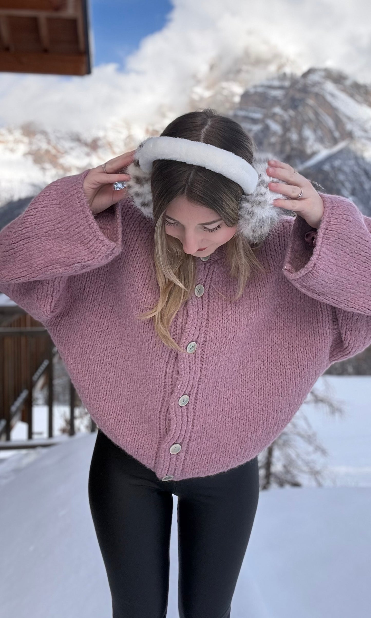 Gilet rose CLEM 🇮🇹