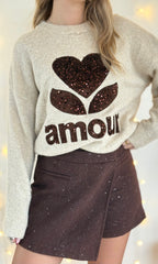 Jupe short à paillettes GLITTER