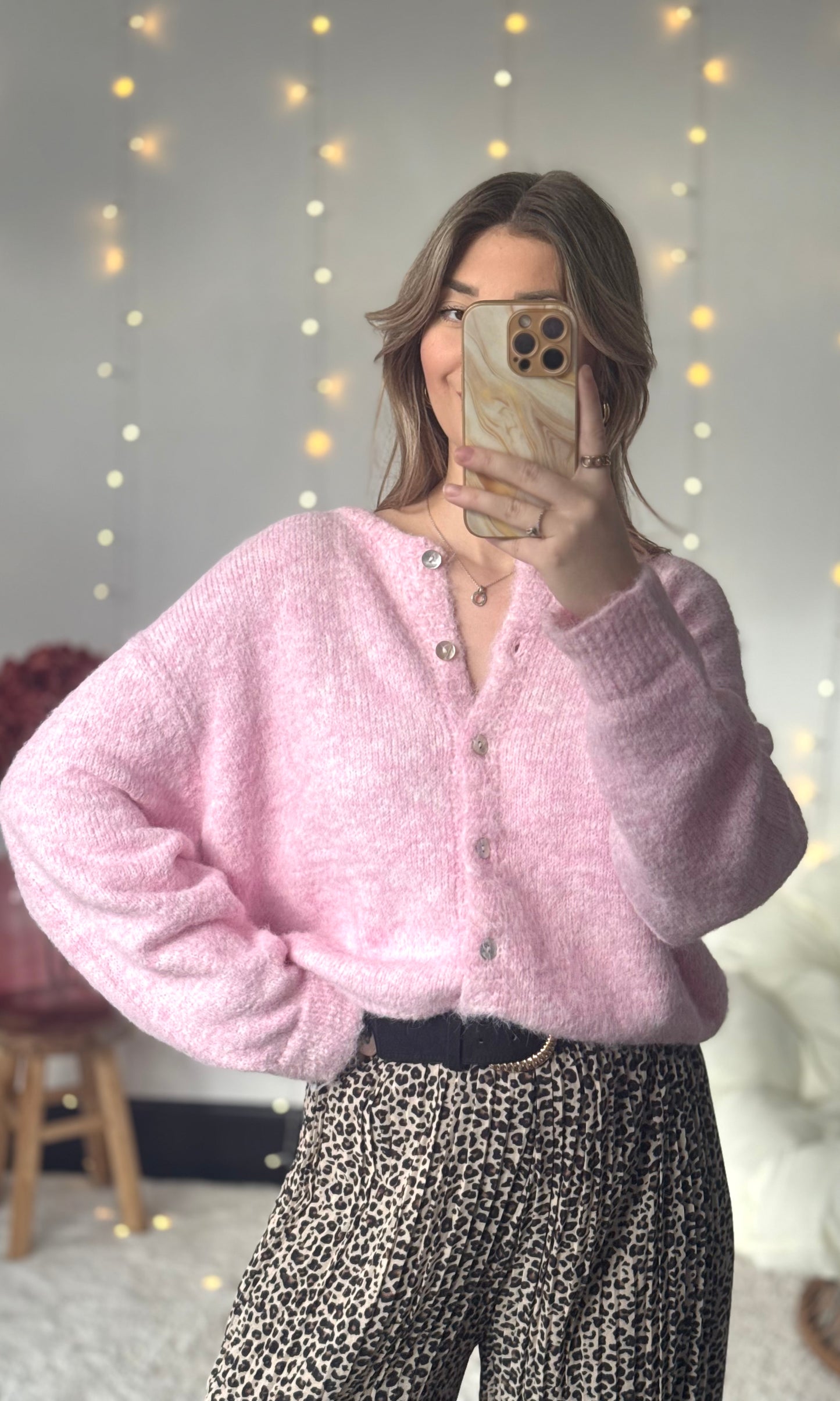 Pull rose pâle CANDY