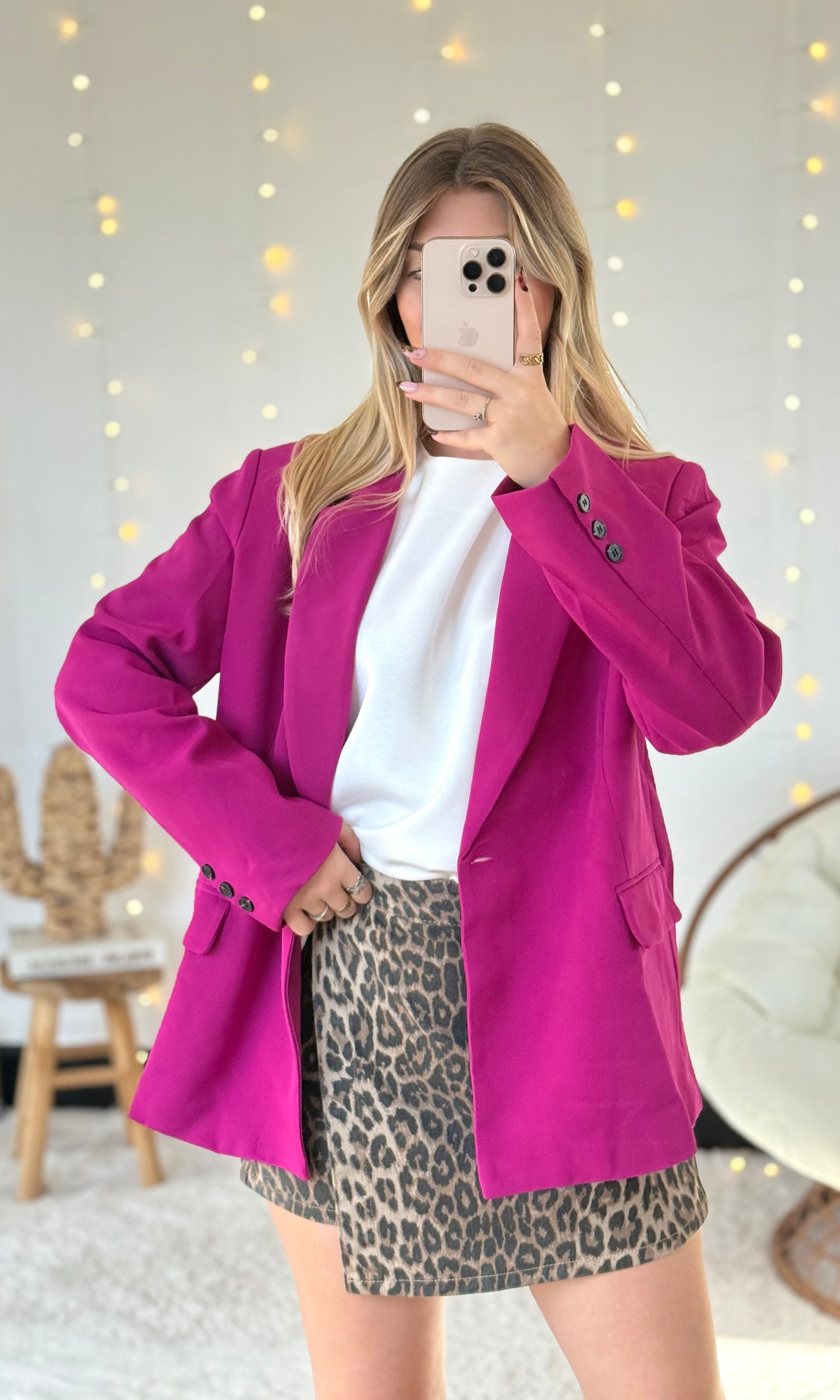 Blazer magenta SERENA