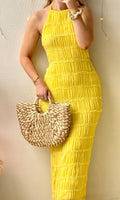 Robe longue dos nu CANNES
