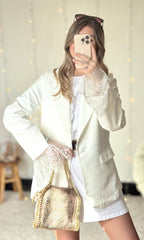 Blazer en dentelle CRYSTAL