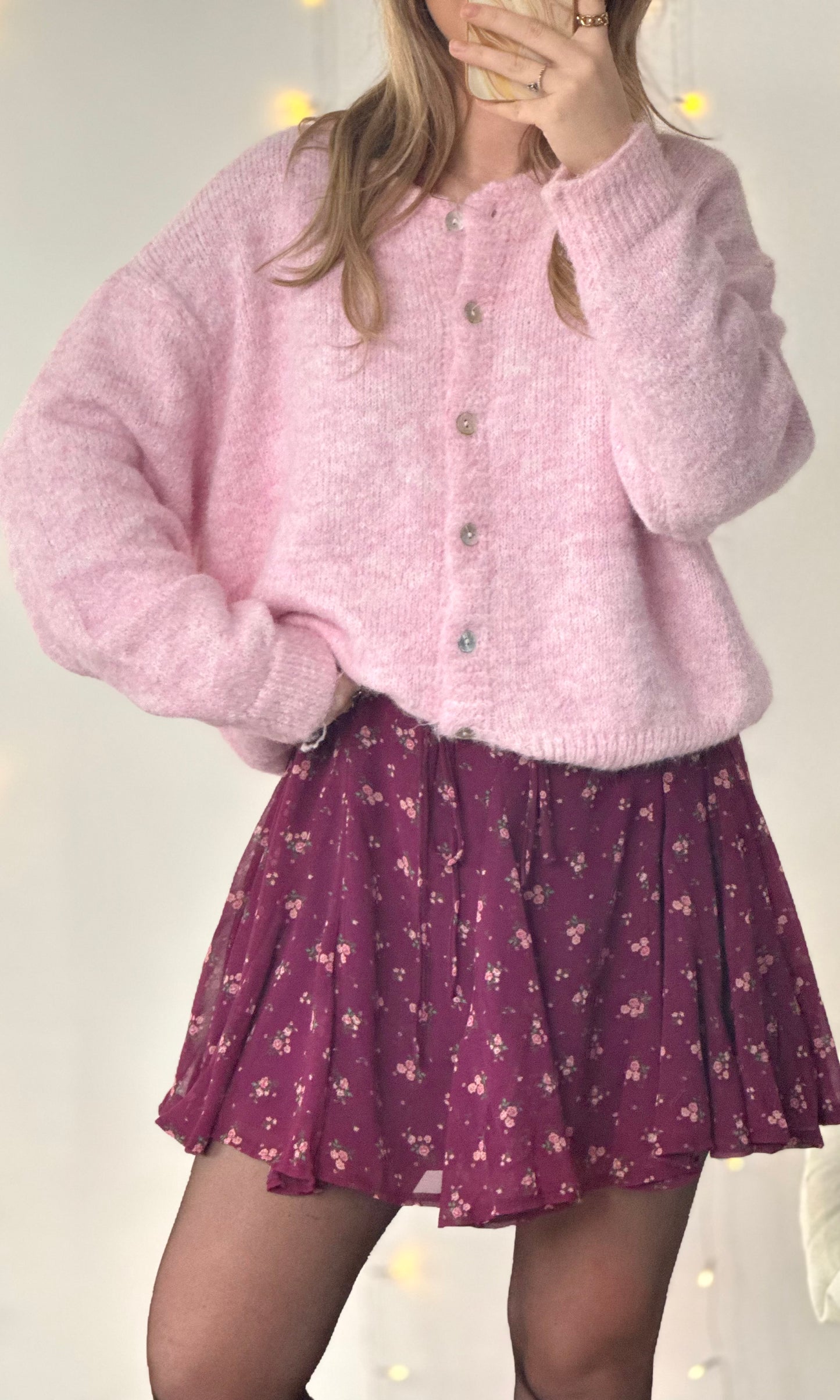 Robe fleurie rose SPRING