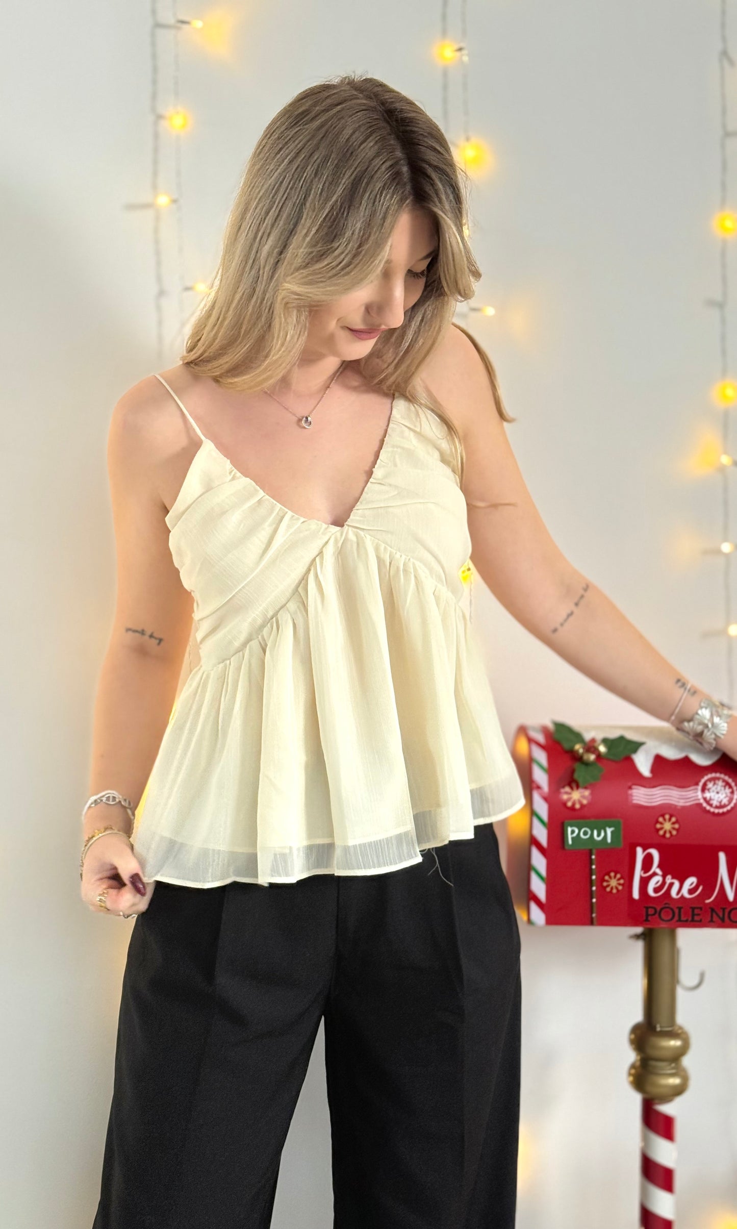 Petit top écru CHEESECAKE