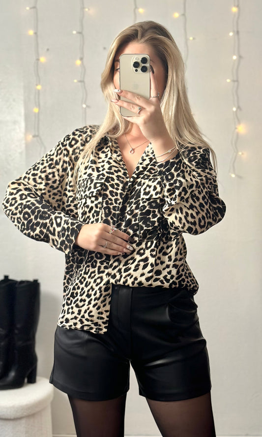 Chemisier léopard LUCE
