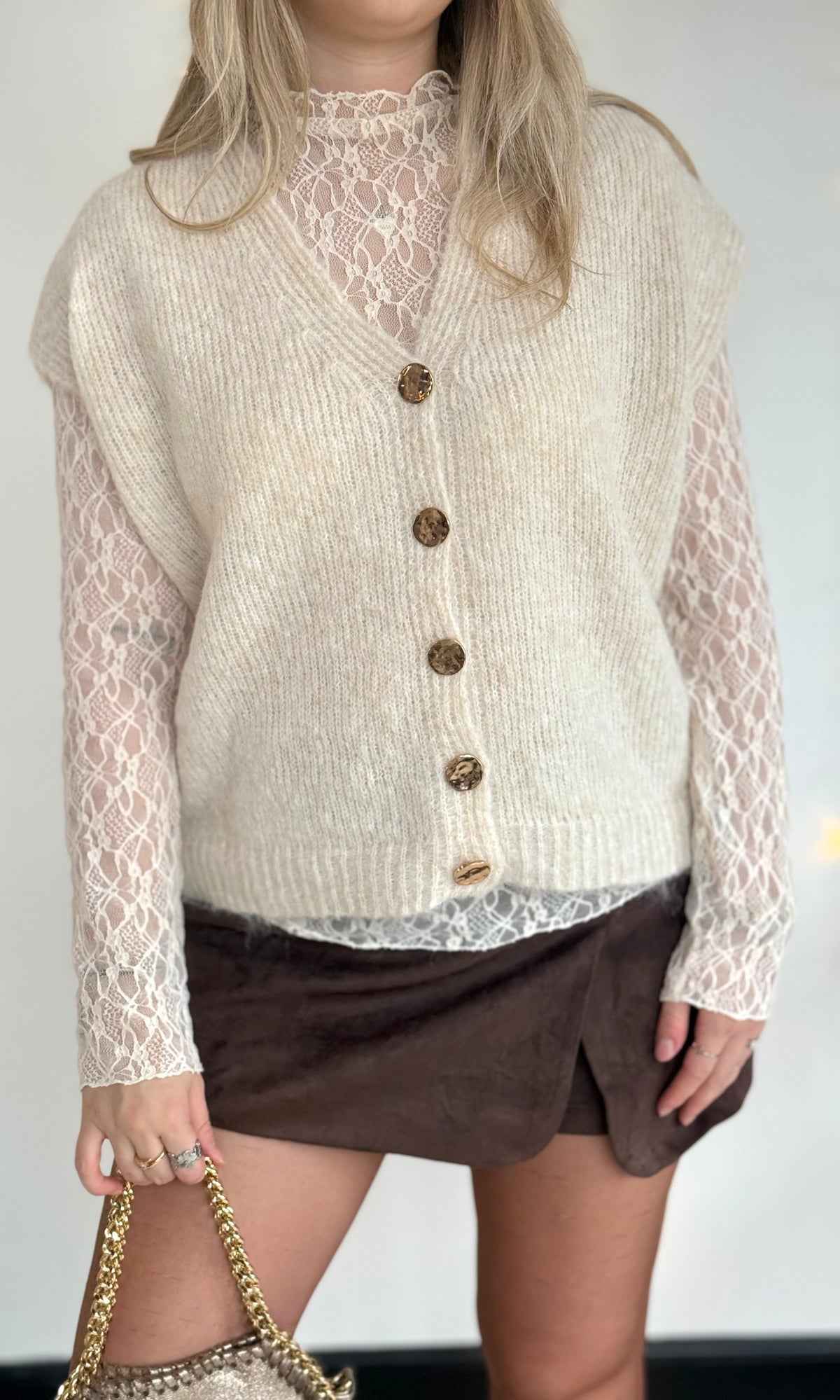 Pull en dentelle IRIS