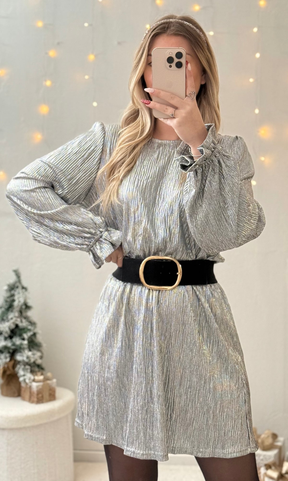 Robe argentée SILVER