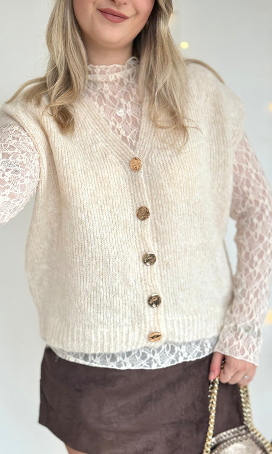 Pull en dentelle IRIS