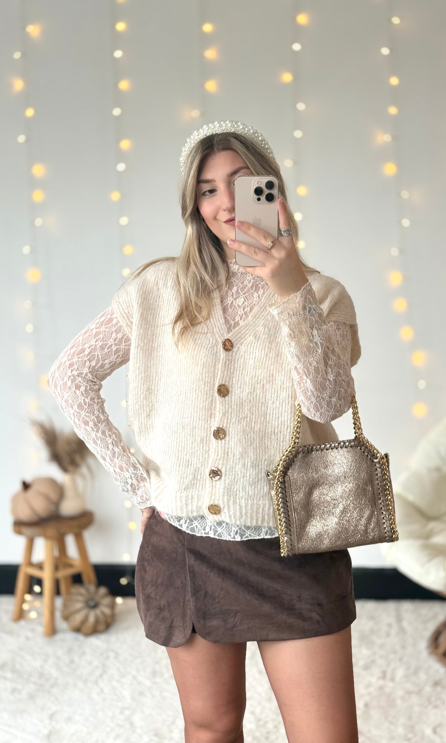 Pull en dentelle IRIS