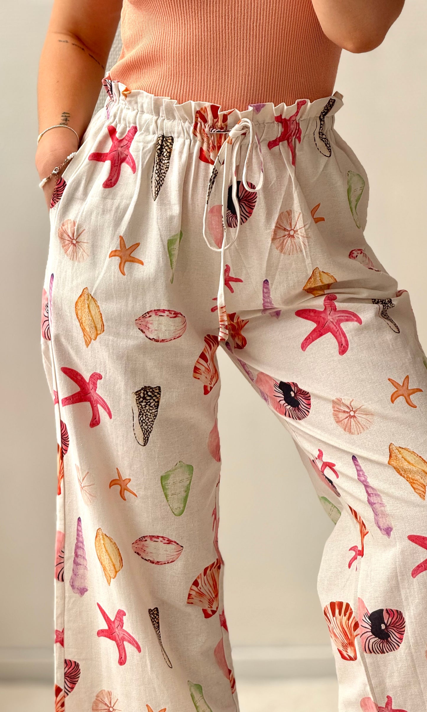 Pantalon en lin VECCHIO