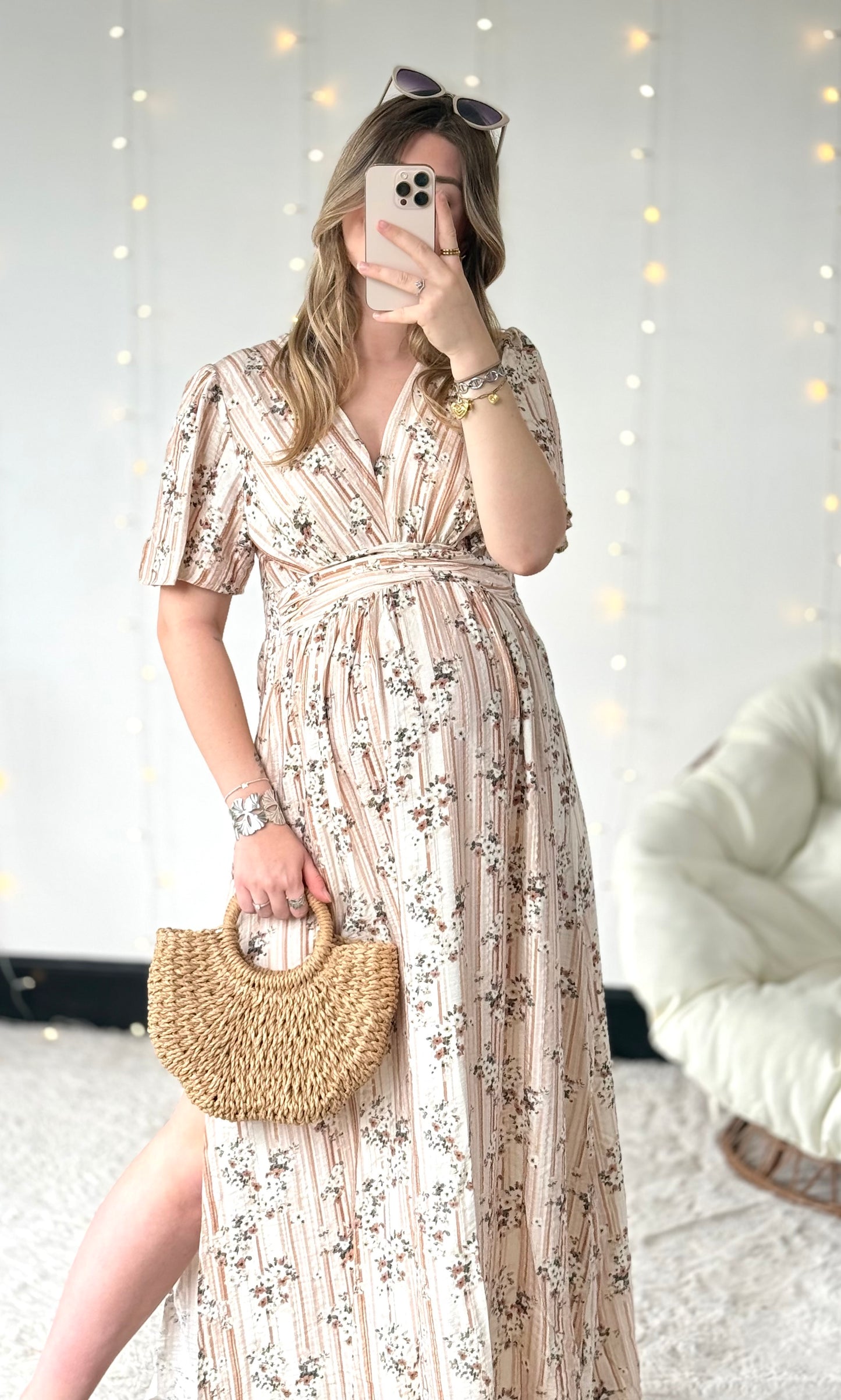 Robe longue fleurie ADELE