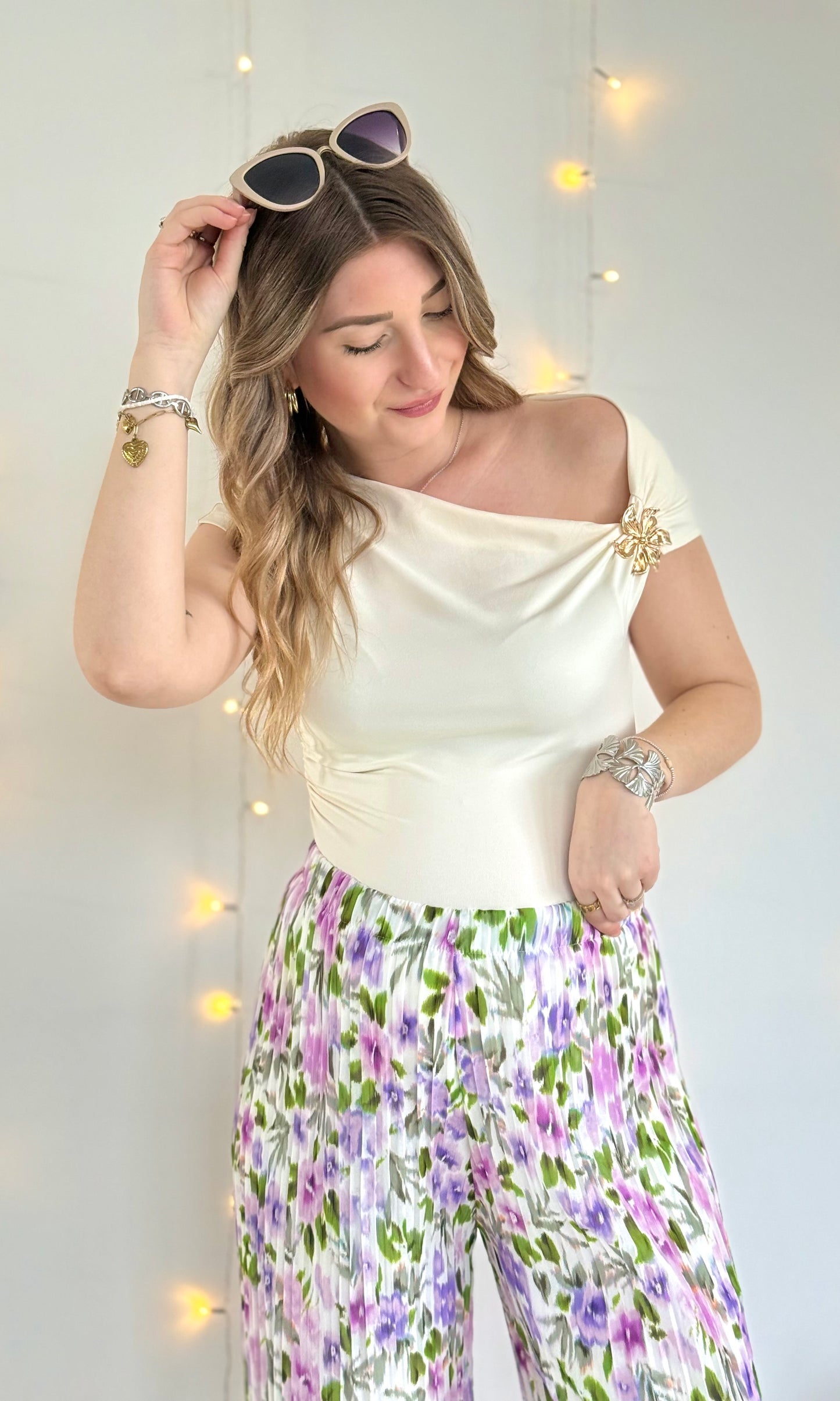 Pantalon plissé LAVENDER 🇮🇹 - expédition vers le lundi 23