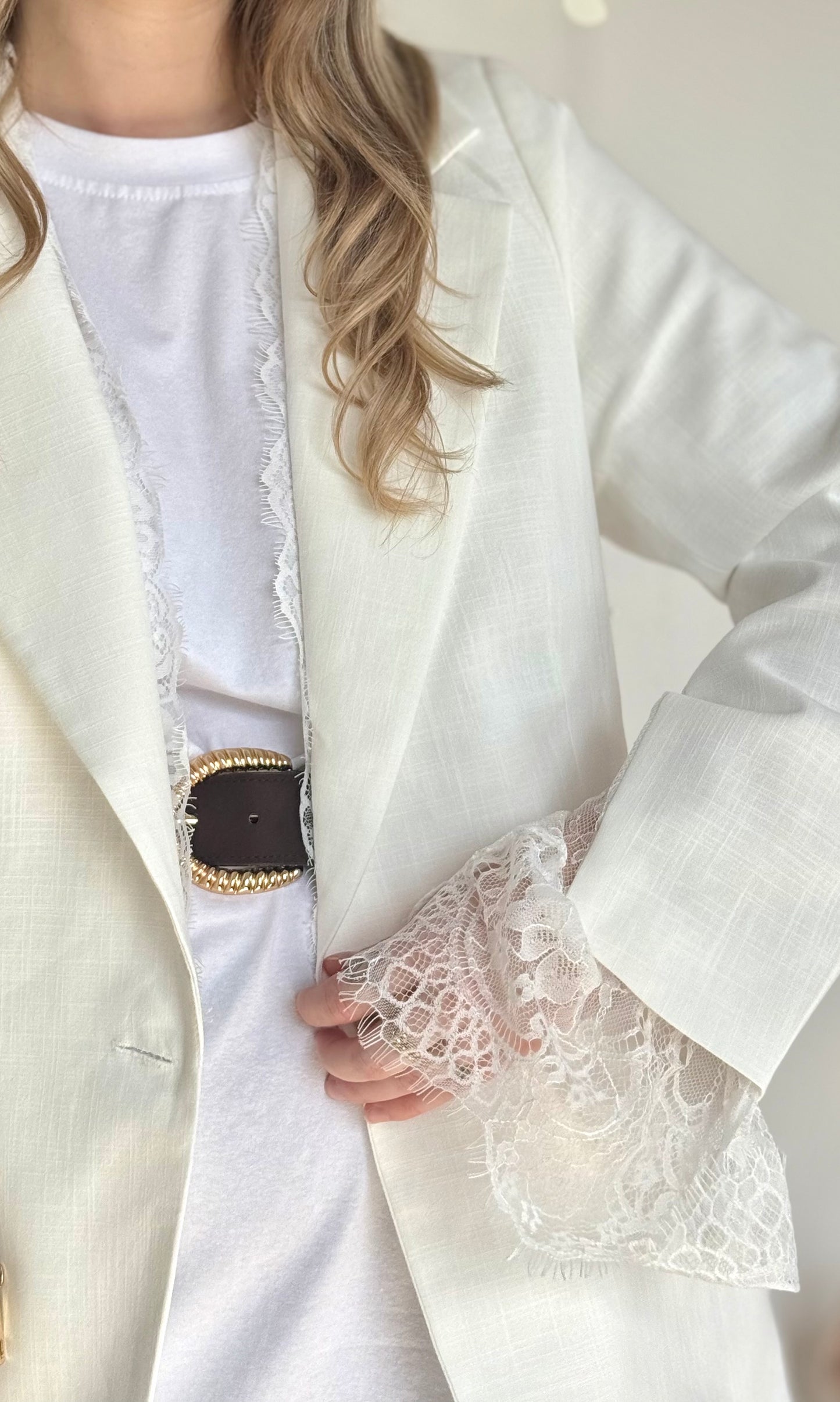 Blazer en dentelle CRYSTAL