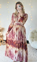 Robe longue dégradée AUTOMNE