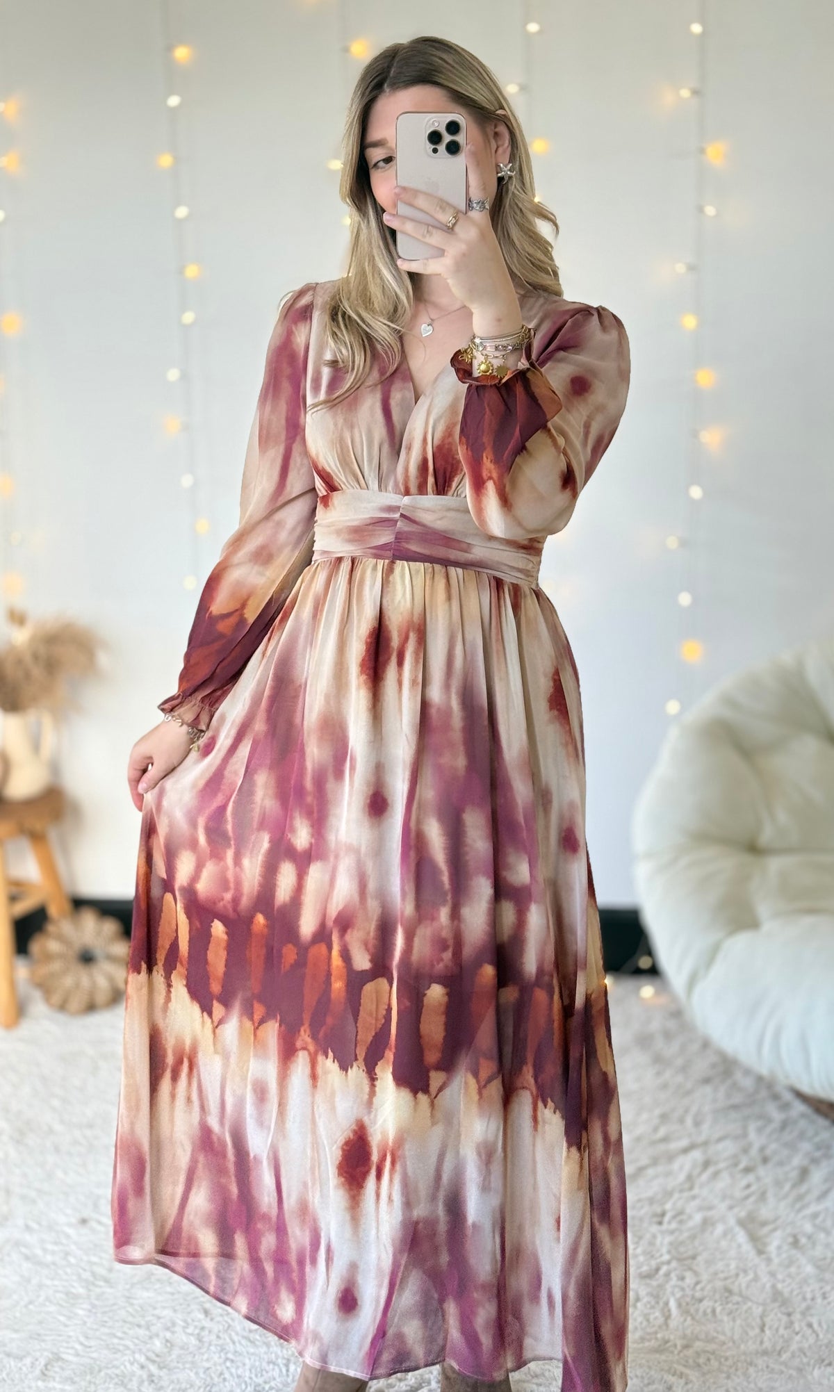 Robe longue dégradée AUTOMNE