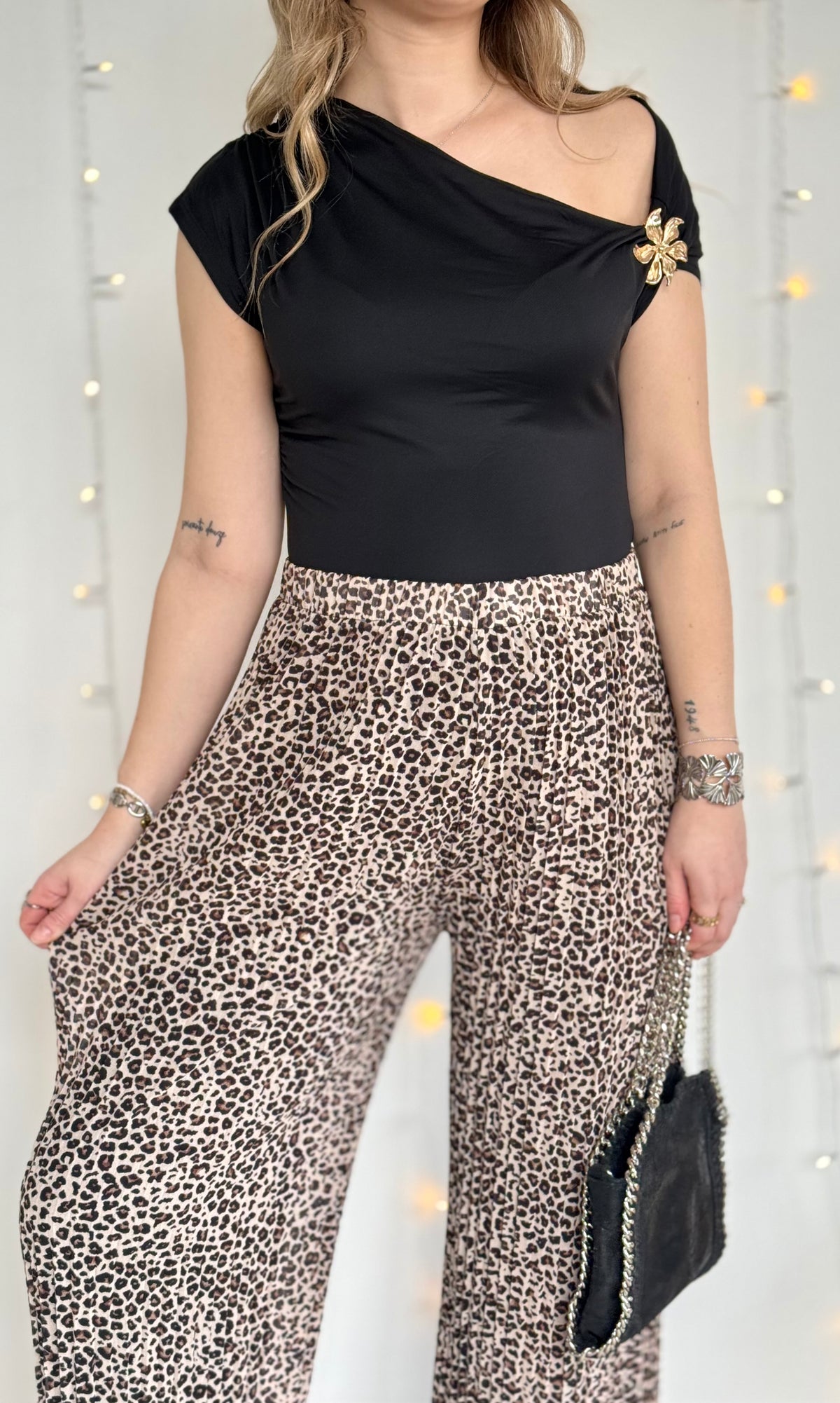 Pantalon plissé LATTE (34-48) 🇮🇹