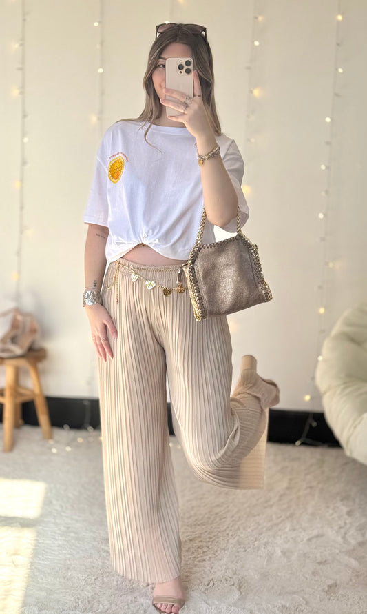 Pantalon plissé (36-50/52) MARIA 🇮🇹