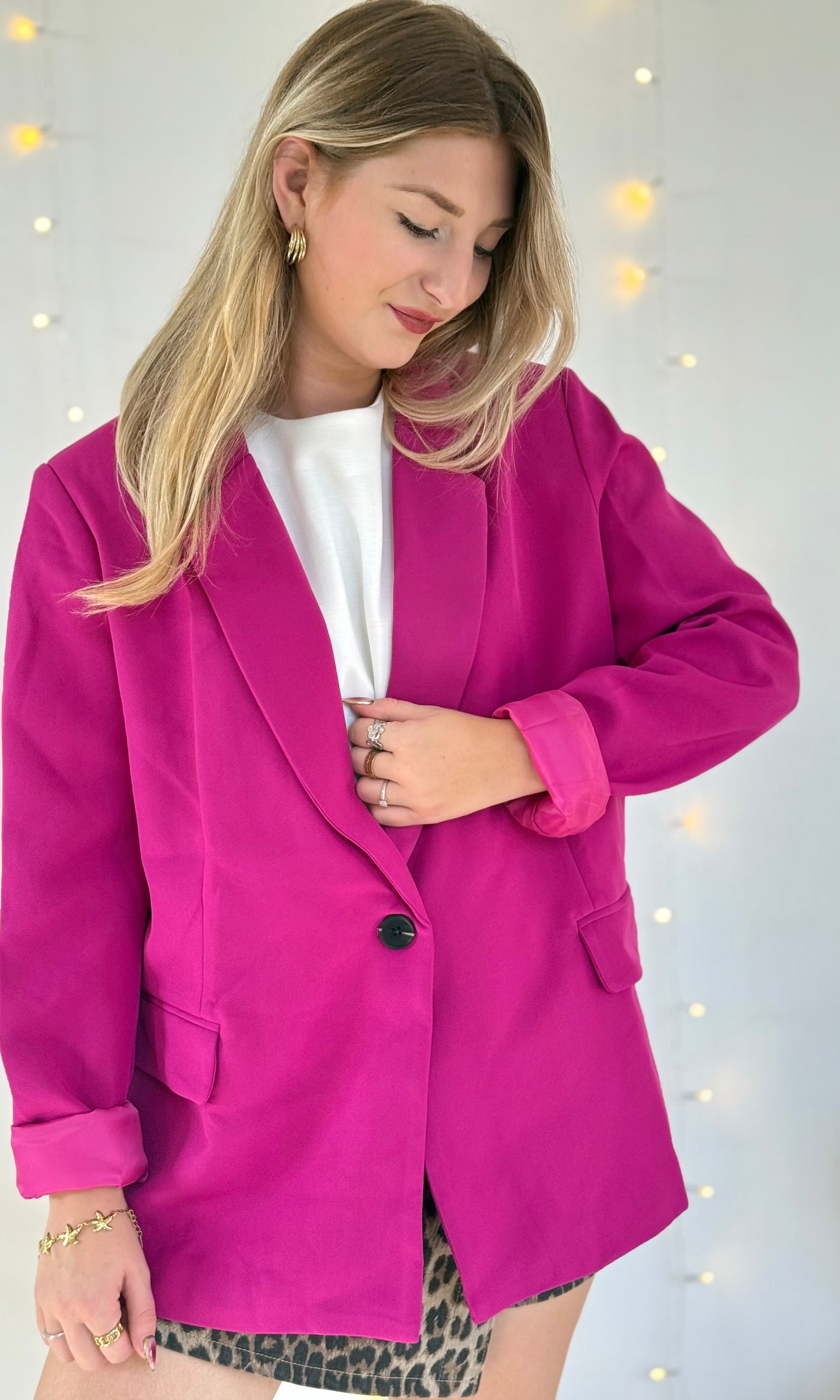 Blazer magenta SERENA