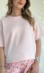 T-shirt rose BASIC 🇮🇹