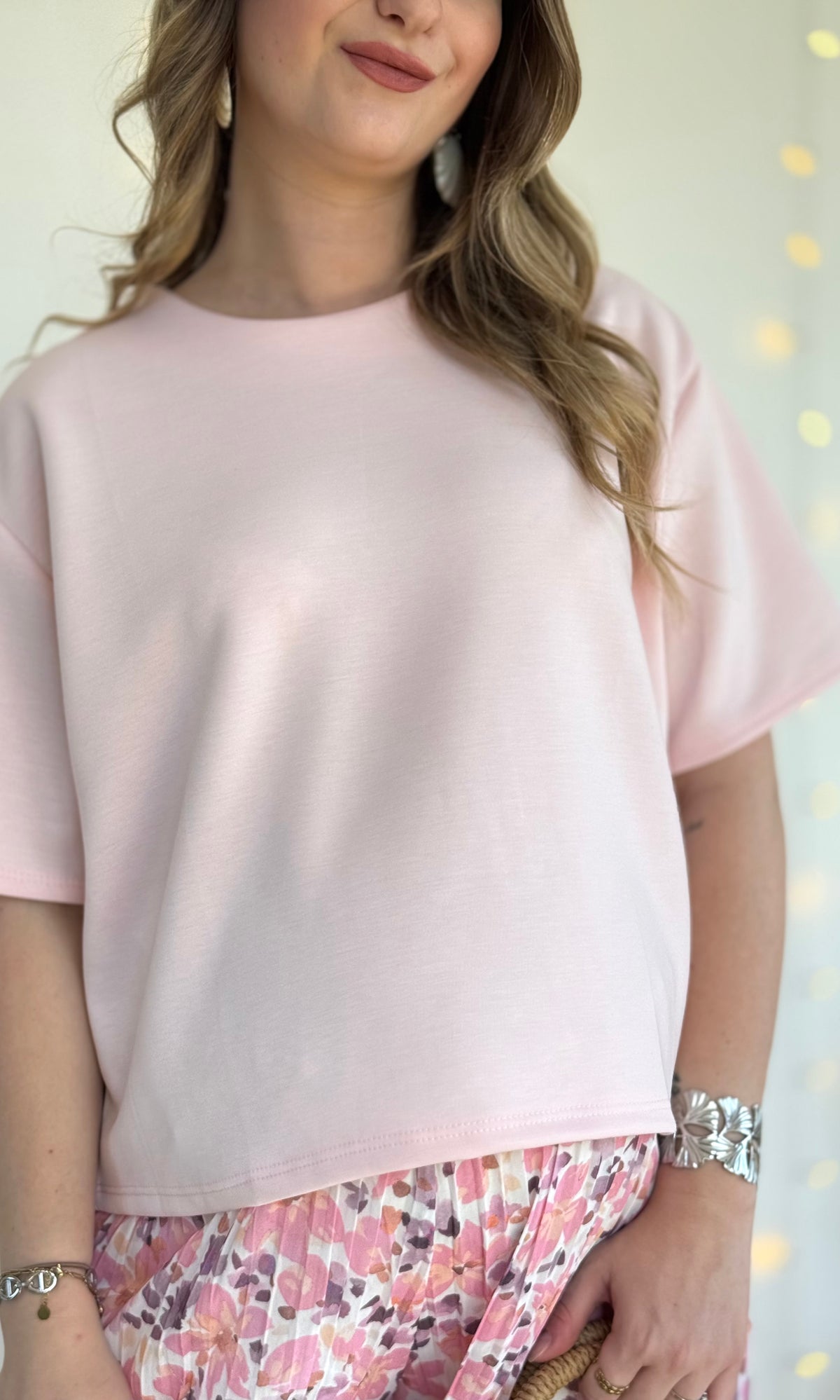 T-shirt rose BASIC 🇮🇹