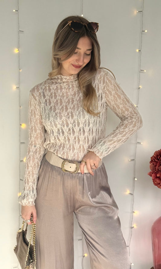 Haut en dentelle SOPHYE