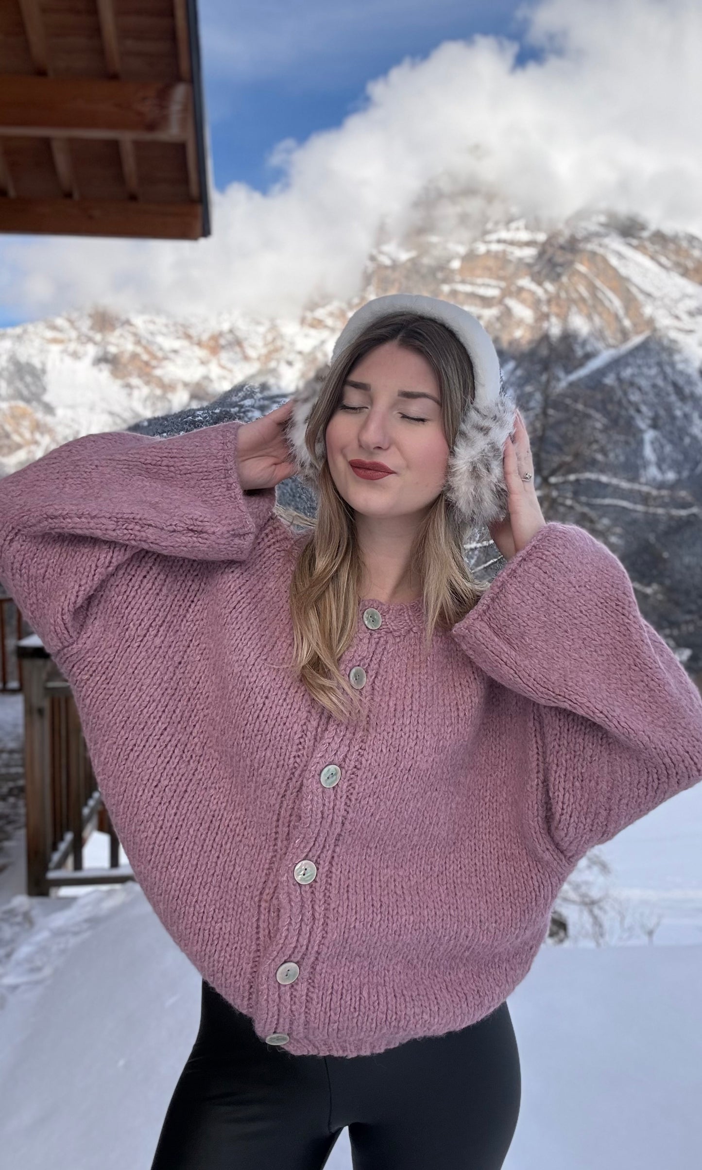 Gilet rose CLEM 🇮🇹