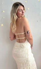 Robe longue dos nu CANNES